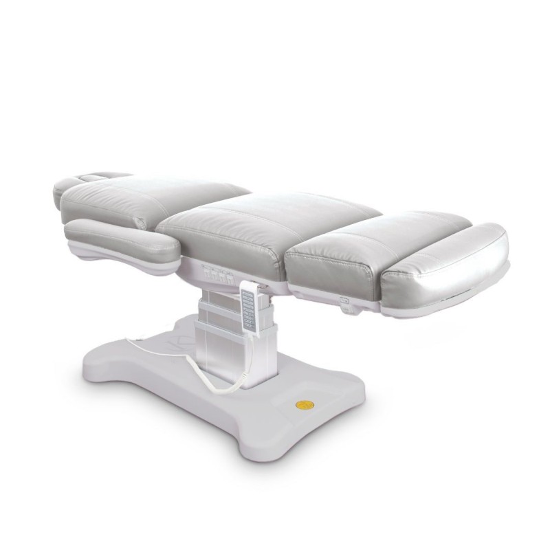 Fotel Kosmetyczny Unico Plus Z Podgrzewaniem jasnoszary -Fotele kosmetyczne elektryczne- 